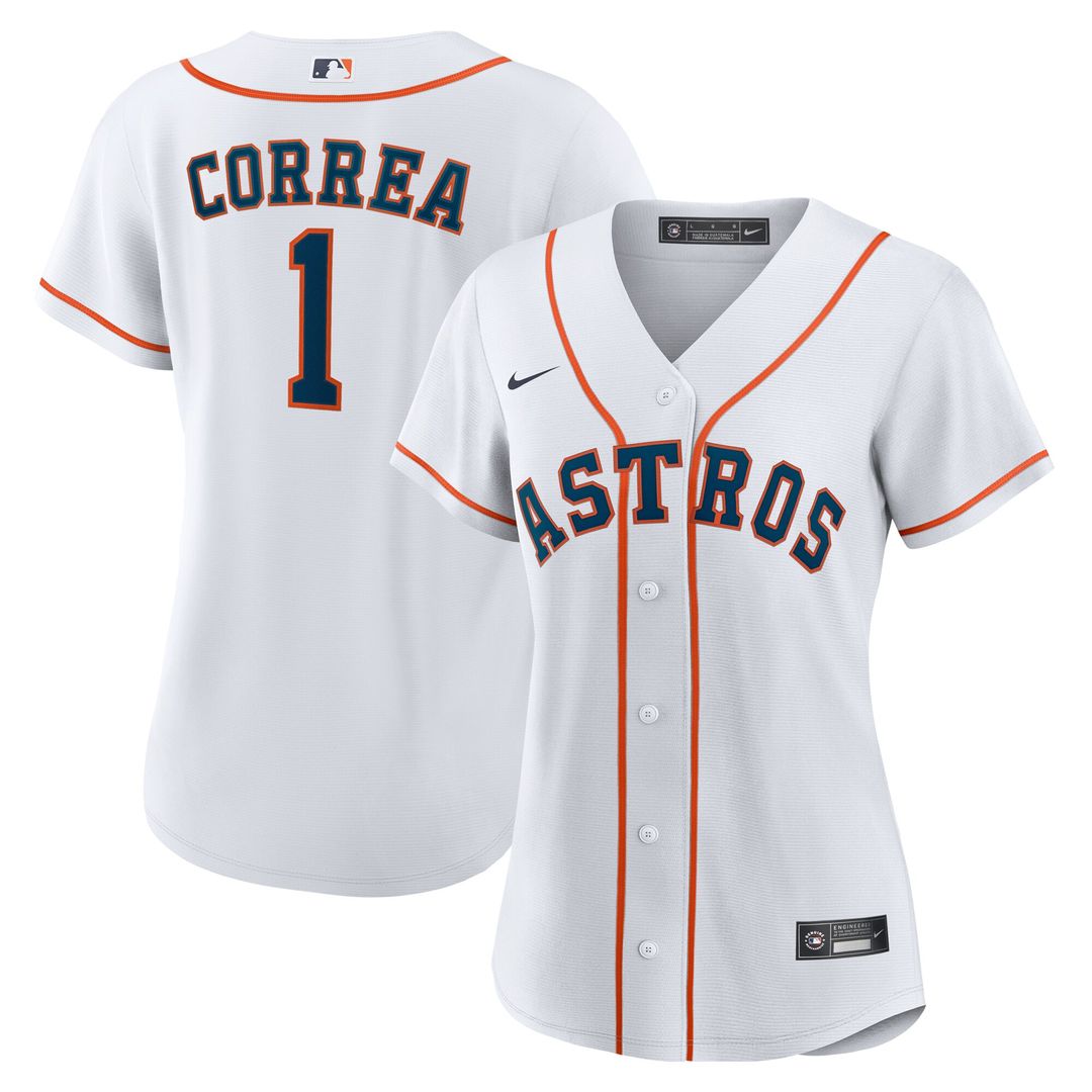 Carlos Correa Houston Astros Nike Women's Home Replica Jersey - White