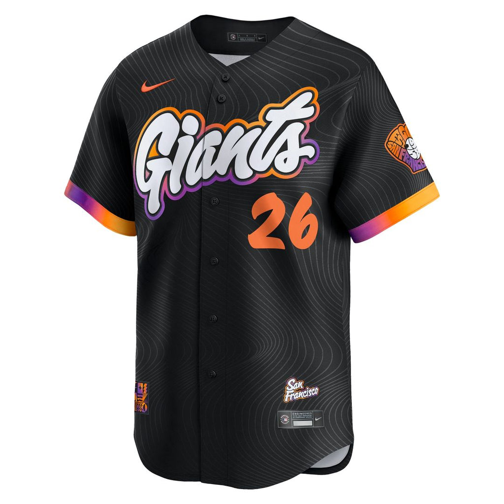 Matt Chapman San Francisco Giants Nike 2025 City Connect Limited Jersey - Anthracite
