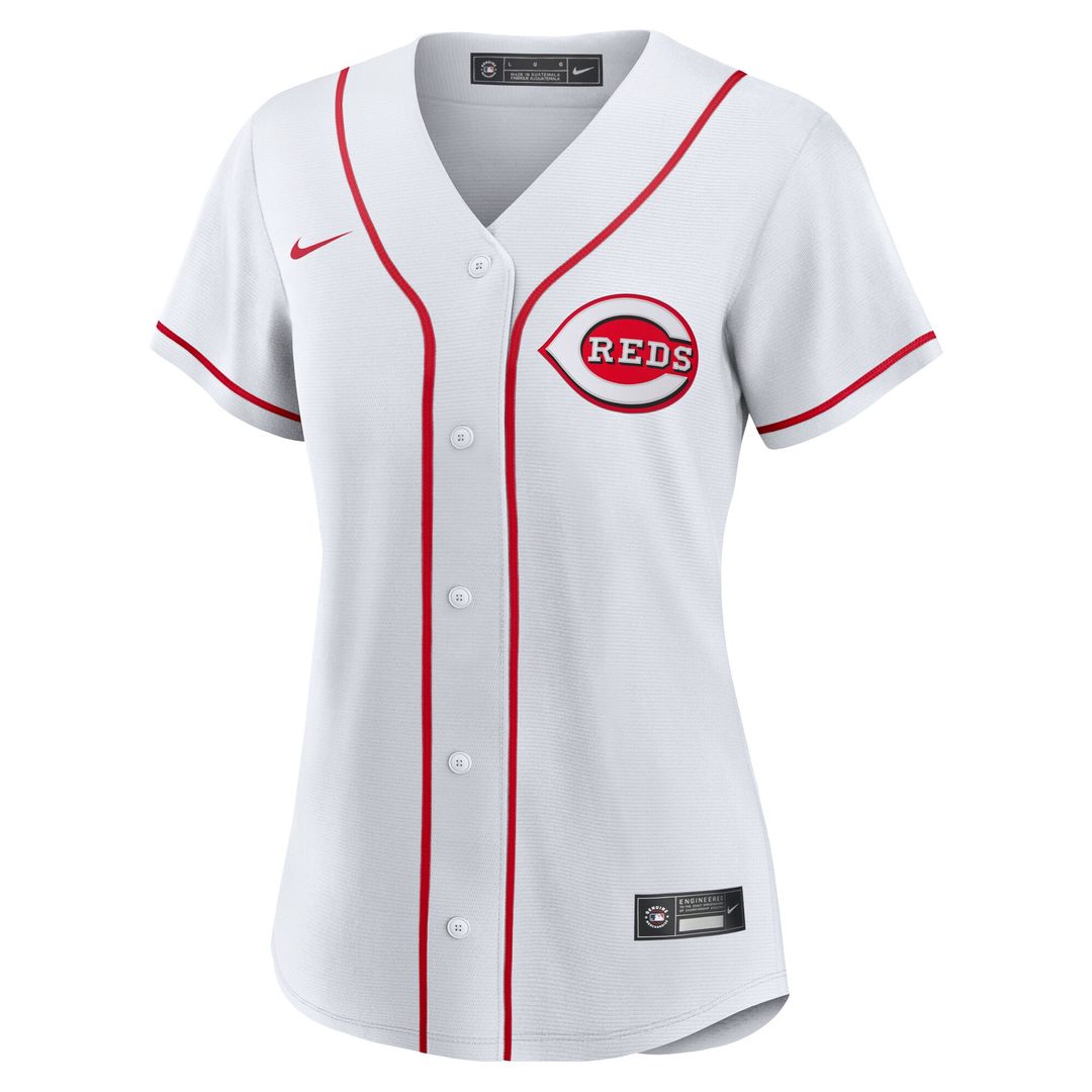 Hunter Greene Cincinnati Reds Nike Women's Home Replica Jersey - White