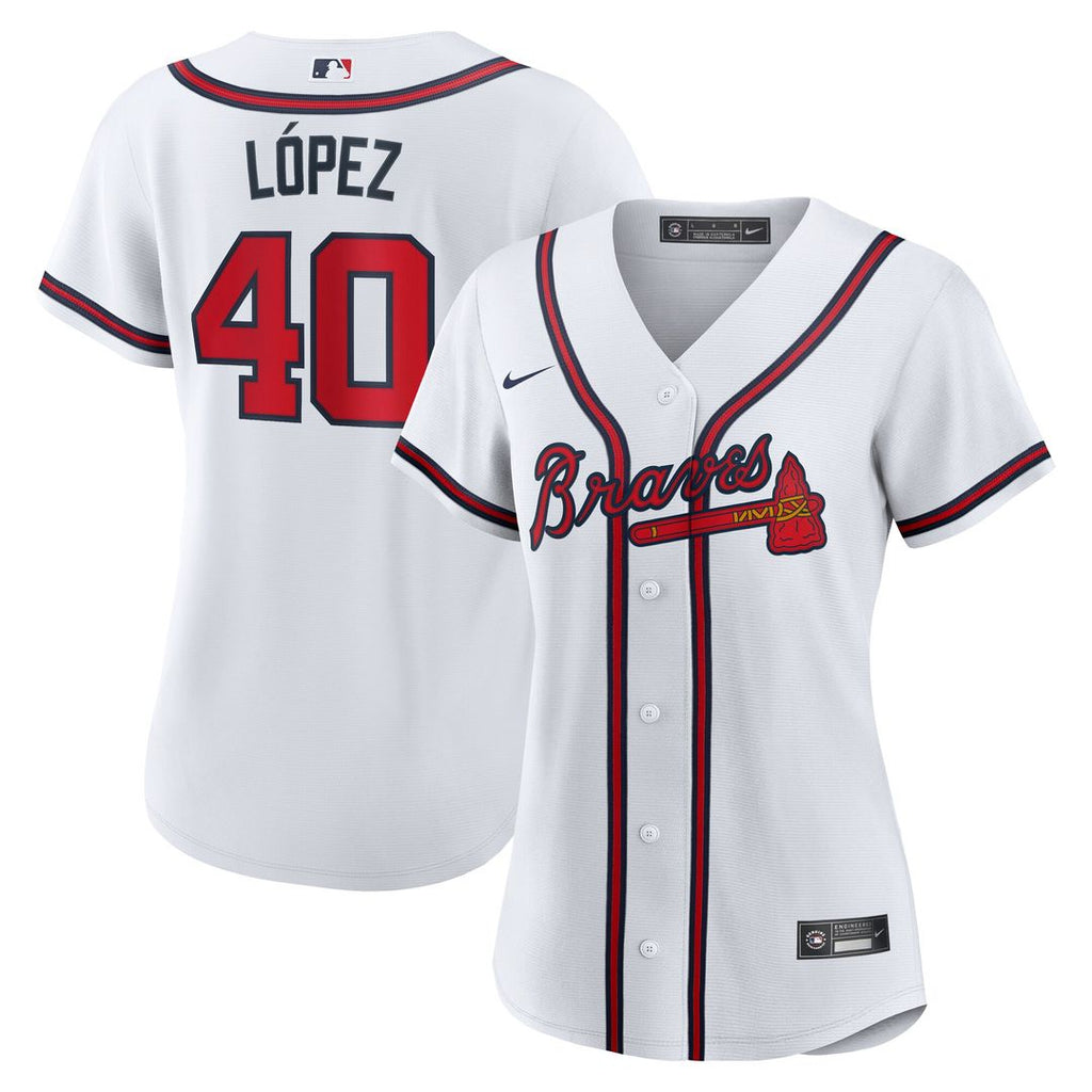 Reynaldo Lopez Atlanta Braves Nike Women's Home Replica Jersey - White