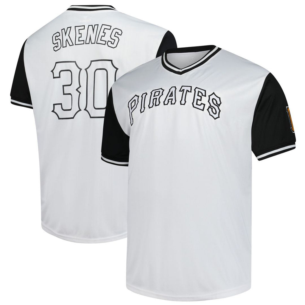 Paul Skenes Pittsburgh Pirates Profile Big & Tall Name & Number Jersey - White