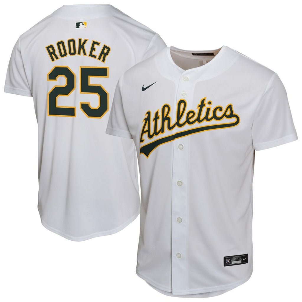 Brent Rooker Athletics Nike Home Player Game Jersey - White