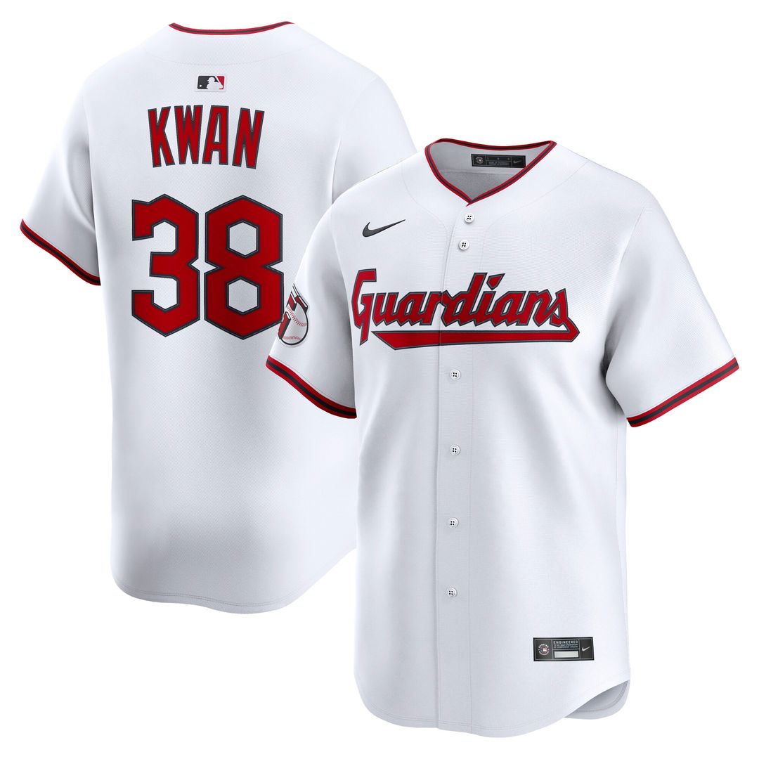 Steven Kwan Cleveland Guardians Nike Home Limited Player Jersey - White