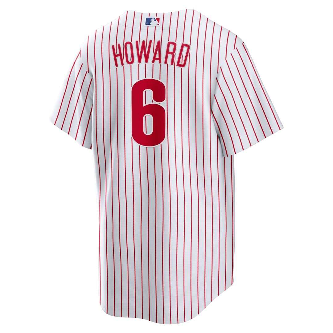 Ryan Howard Philadelphia Phillies Nike Replica Player Jersey - White