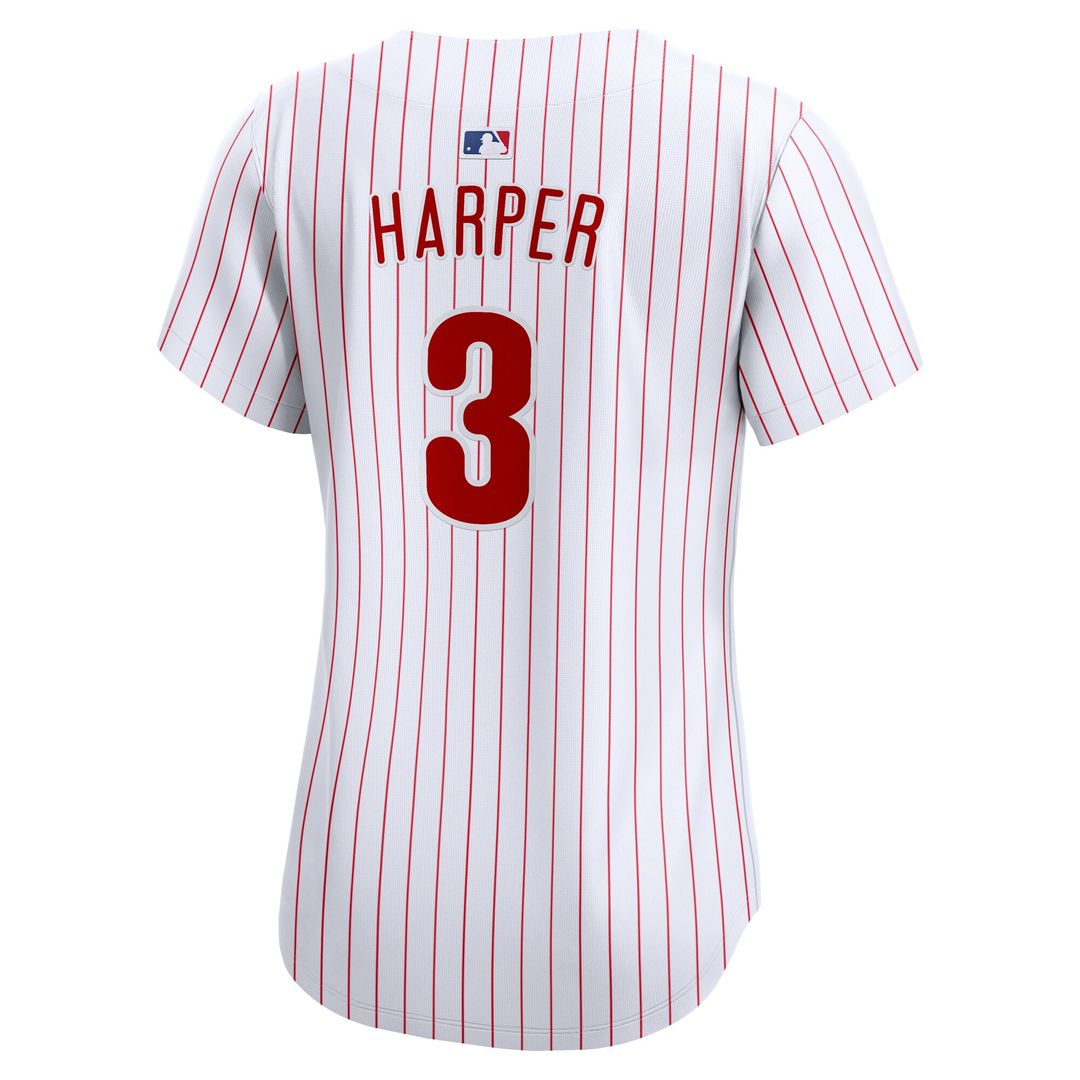 Bryce Harper Philadelphia Phillies Nike Women's Home Limited Player Jersey - White