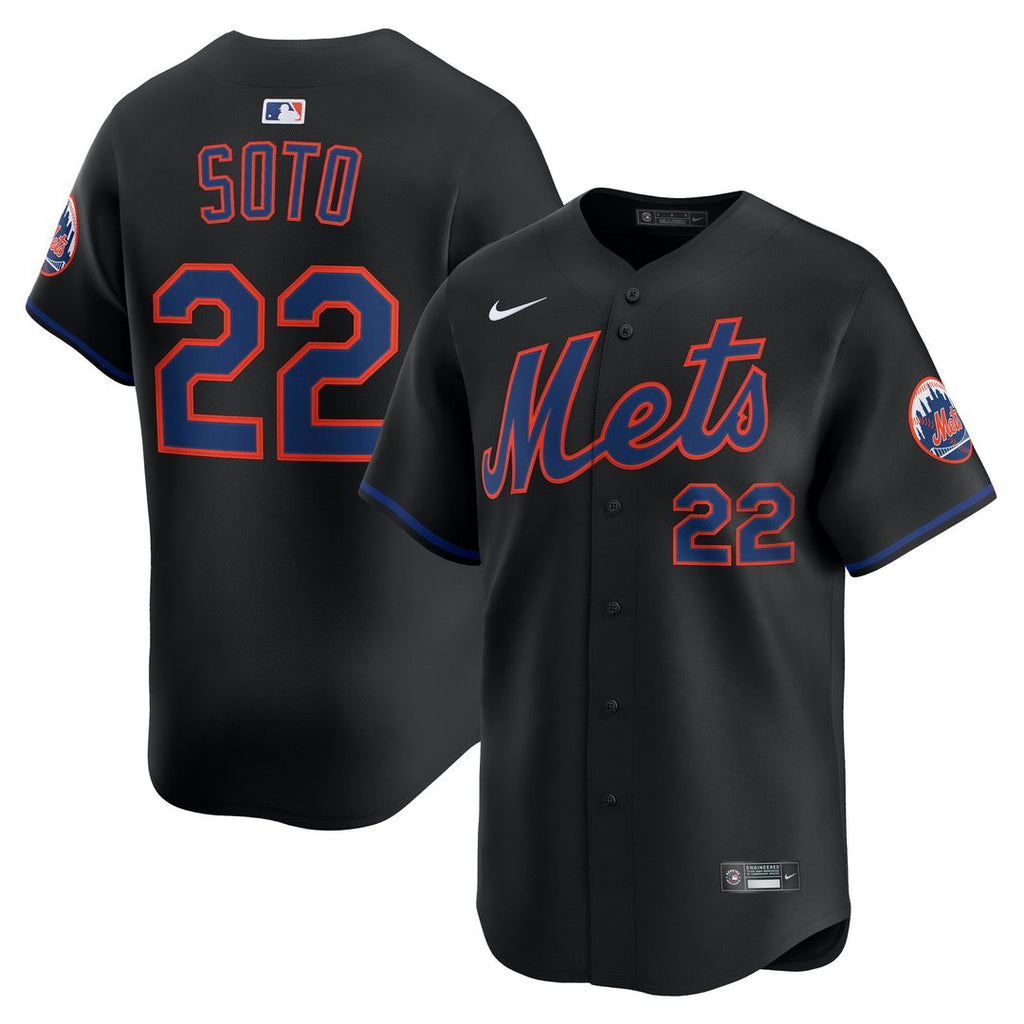 Juan Soto New York Mets Nike Alternate Limited Player Jersey - Black