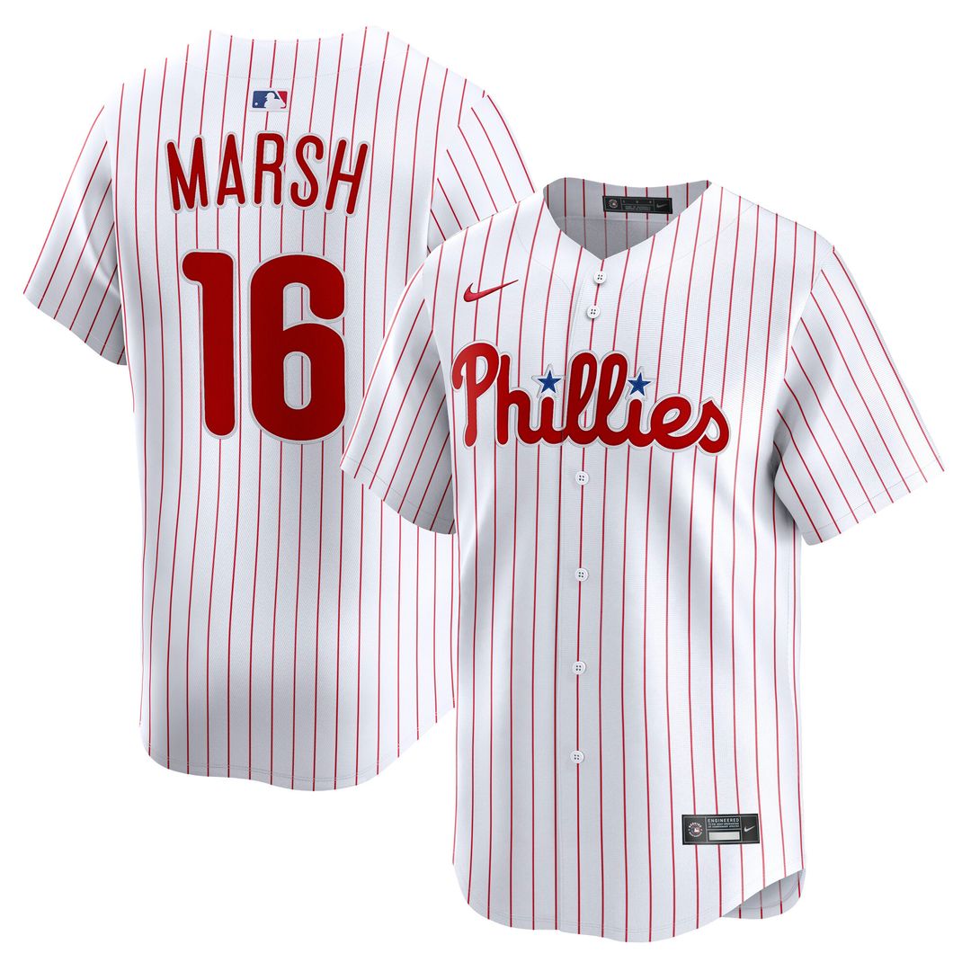 Brandon Marsh Philadelphia Phillies Nike Home Limited Player Jersey - White