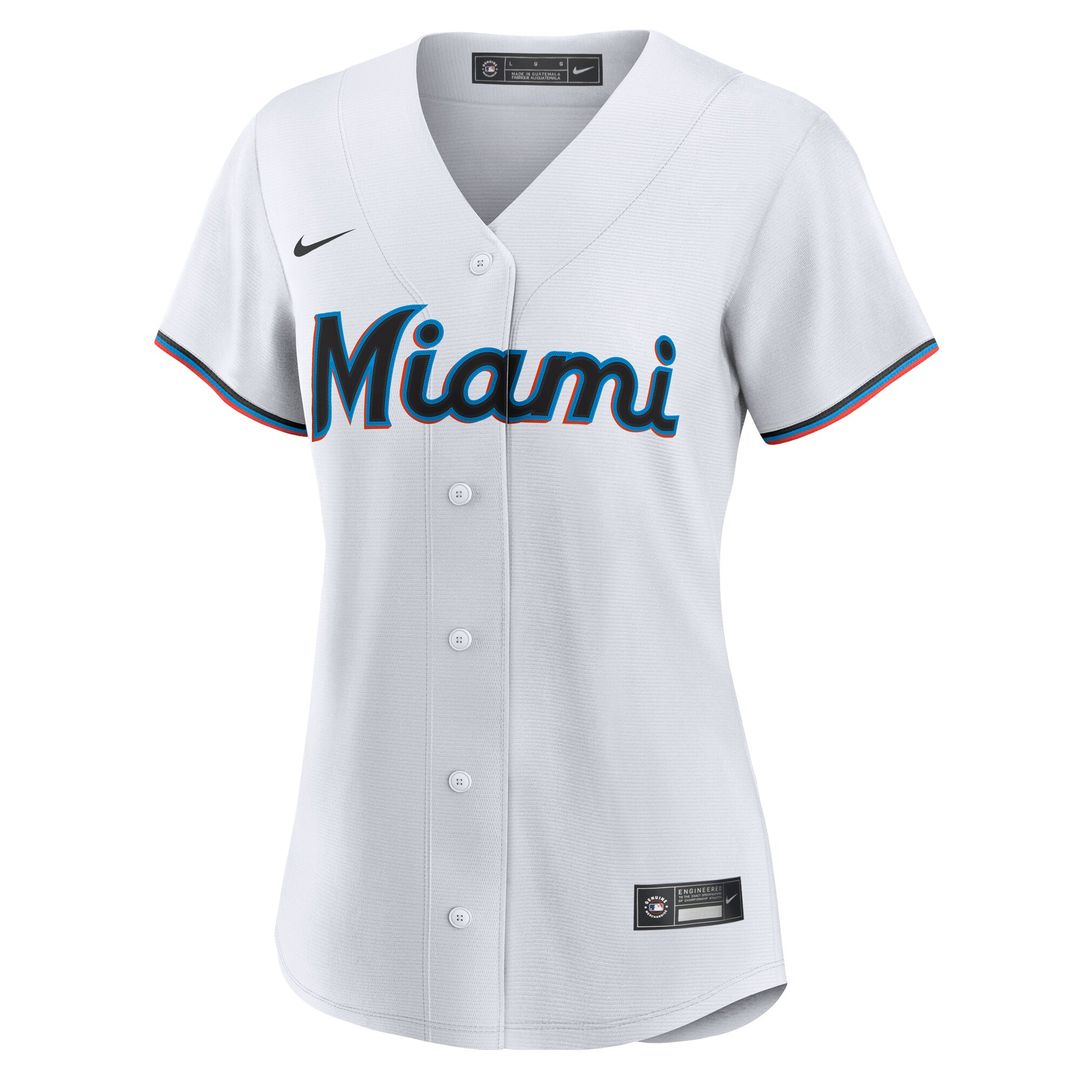 Sandy Alcantara Miami Marlins Nike Women's Home Replica Player Jersey - White