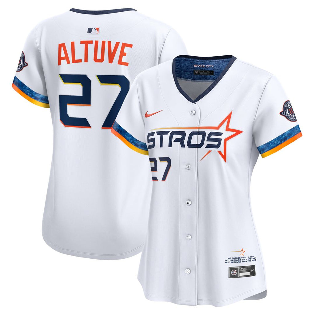 Jose Altuve Houston Astros Nike Women's 2025 City Connect Limited Jersey - White