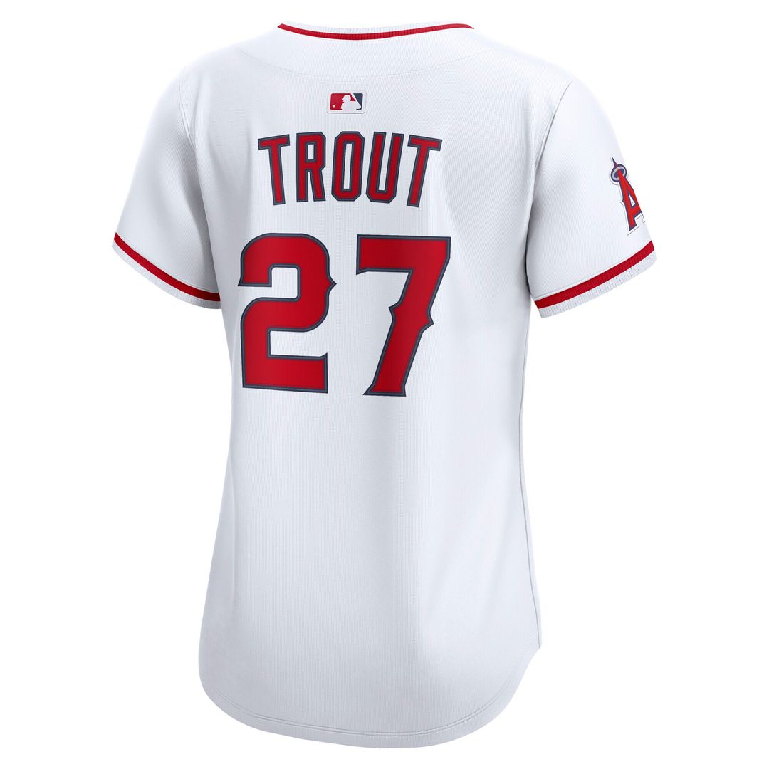 Mike Trout Los Angeles Angels Nike Women's Home Limited Player Jersey - White