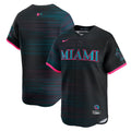 Miami Marlins Nike 2025 City Connect Limited Jersey - Black