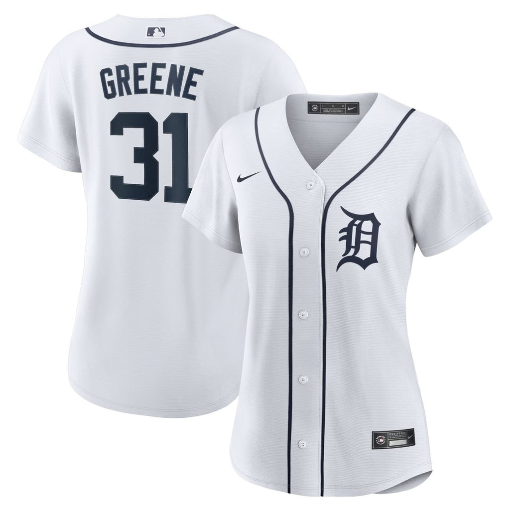 Riley Greene Detroit Tigers Nike Women's Home Replica Player Jersey - White
