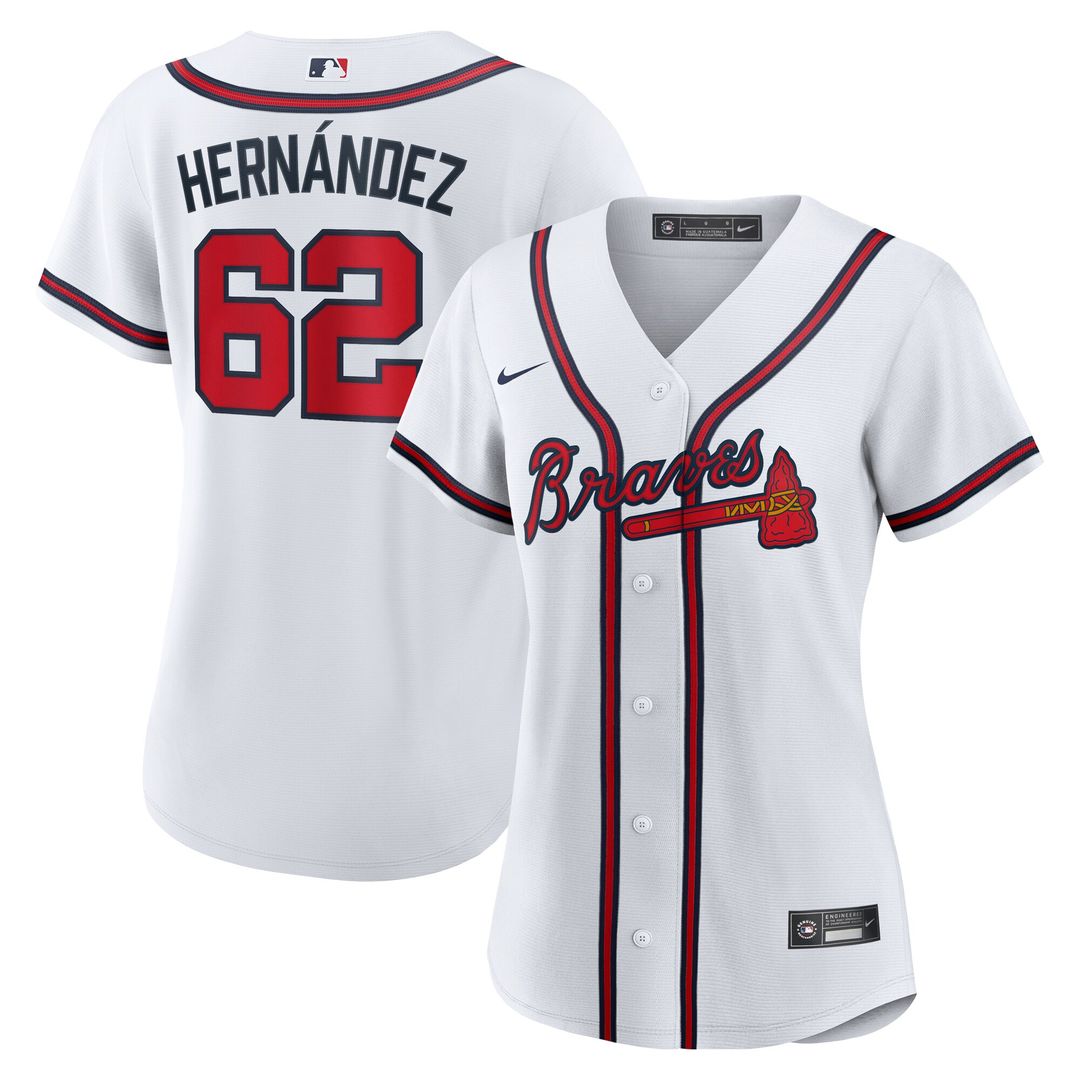 Daysbel Hernandez Atlanta Braves Nike Women's Home Replica Jersey - White