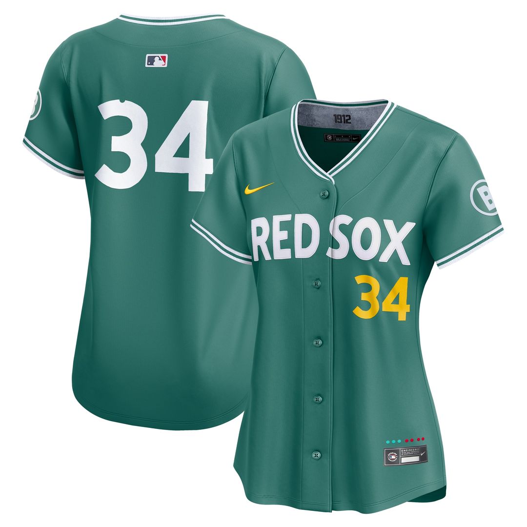 David Ortiz Boston Red Sox Nike Women's 2025 City Connect Limited Retired Player Jersey - Green