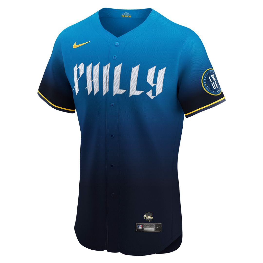 Bryce Harper Philadelphia Phillies Nike City Connect Elite Jersey - Navy