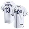 Junior Caminero Tampa Bay Rays Nike Home Limited Jersey - White
