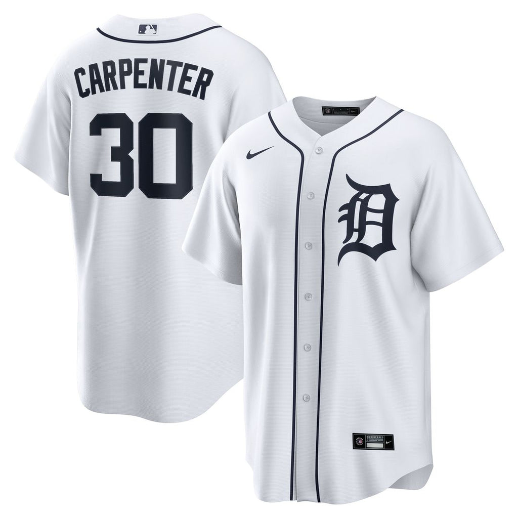 Kerry Carpenter Detroit Tigers Nike Home Replica Jersey - White