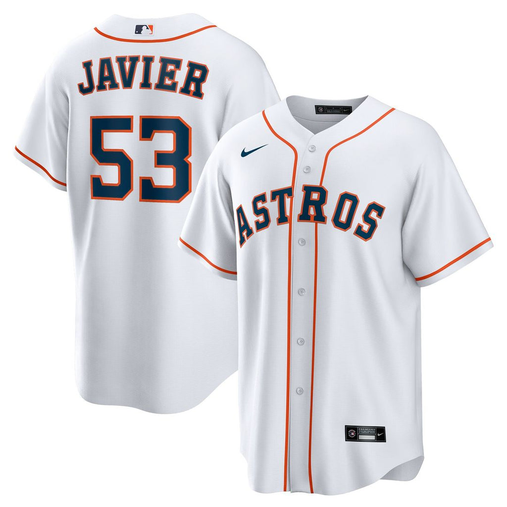Cristian Javier Houston Astros Nike Home Replica Jersey - White