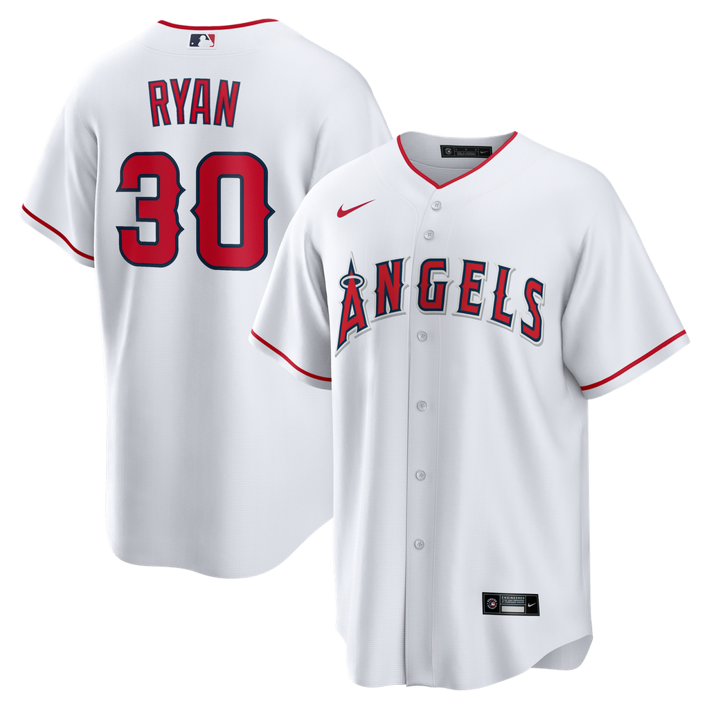 Nolan Ryan Los Angeles Angels Nike Home Retired Player Replica Jersey - White