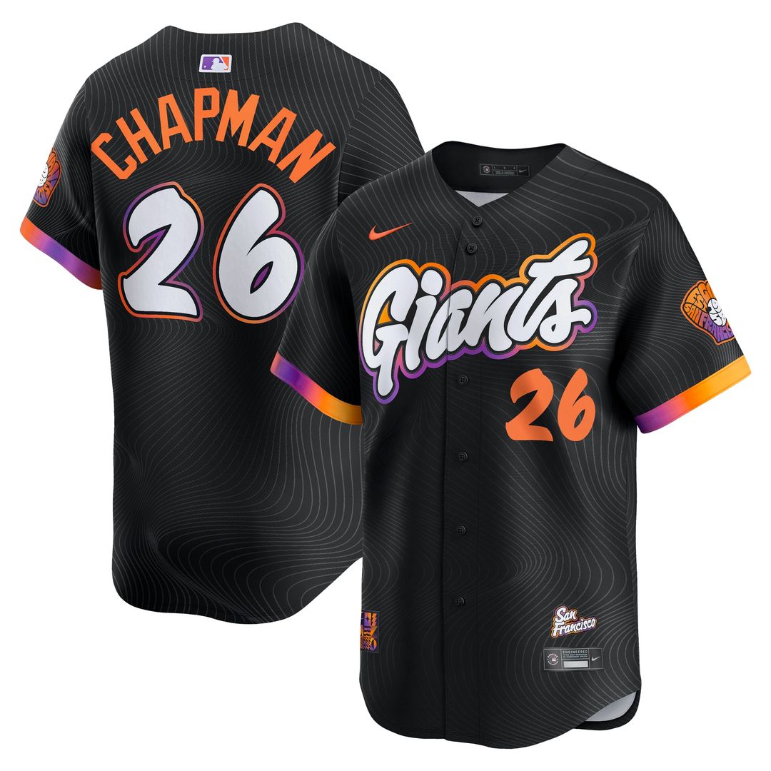Matt Chapman San Francisco Giants Nike 2025 City Connect Limited Jersey - Anthracite