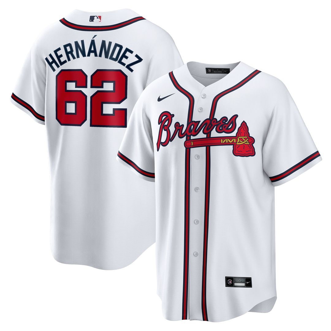 Daysbel Hernandez Atlanta Braves Nike Home Replica Jersey - White