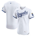 Kansas City Royals Nike Home Elite Jersey - White