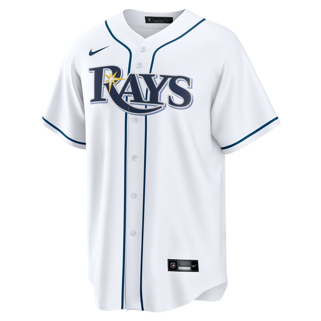 Junior Caminero Tampa Bay Rays Nike Home Replica Jersey - White