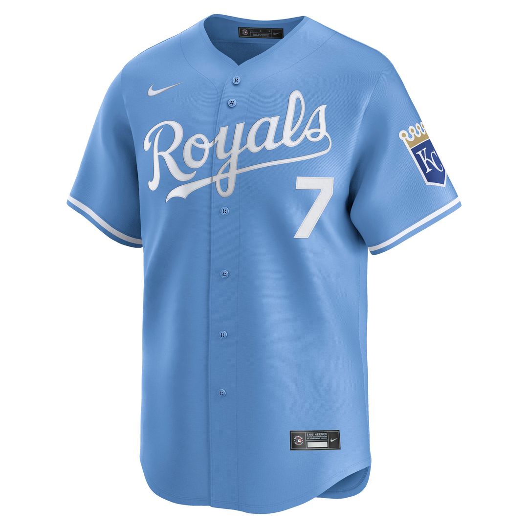 Bobby Witt Jr. Kansas City Royals Nike Alternate Limited Player Jersey - Light Blue