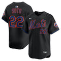 Juan Soto New York Mets Nike Alternate Limited Player Jersey - Black