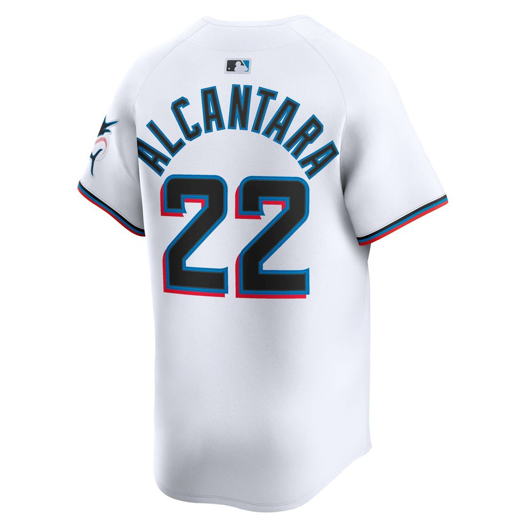 Sandy Alcantara Miami Marlins Nike Home Limited Player Jersey - White