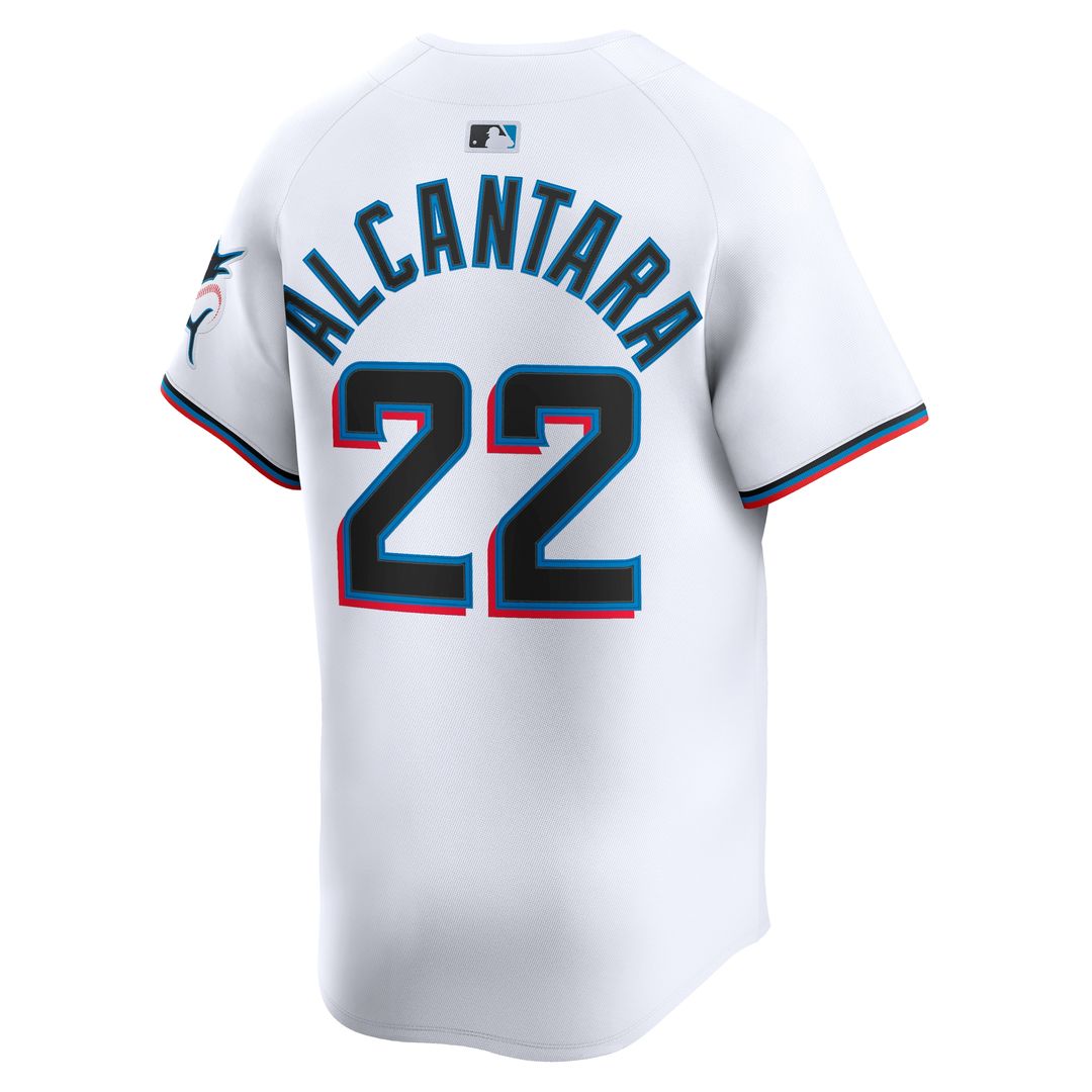 Sandy Alcantara Miami Marlins Nike Home Limited Player Jersey - White