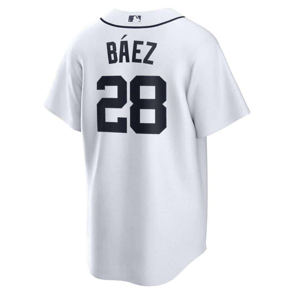 Javier Baez Detroit Tigers Nike Home Replica Player Jersey - White