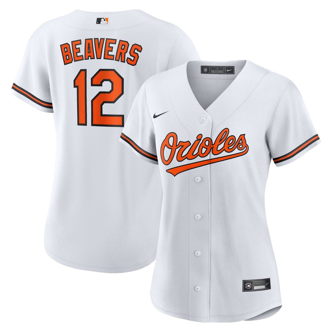 Dylan Beavers Baltimore Orioles Nike Women's Home Replica Jersey - White