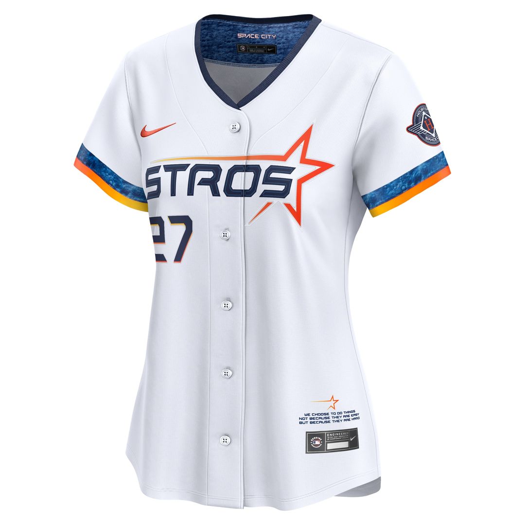 Jose Altuve Houston Astros Nike Women's 2025 City Connect Limited Jersey - White