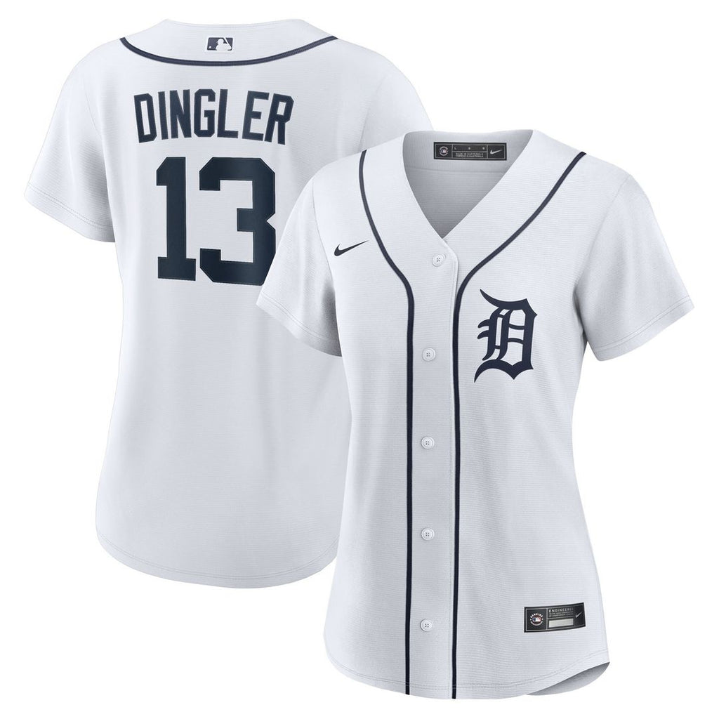 Dillon Dingler Detroit Tigers Nike Women's Home Replica Jersey - White