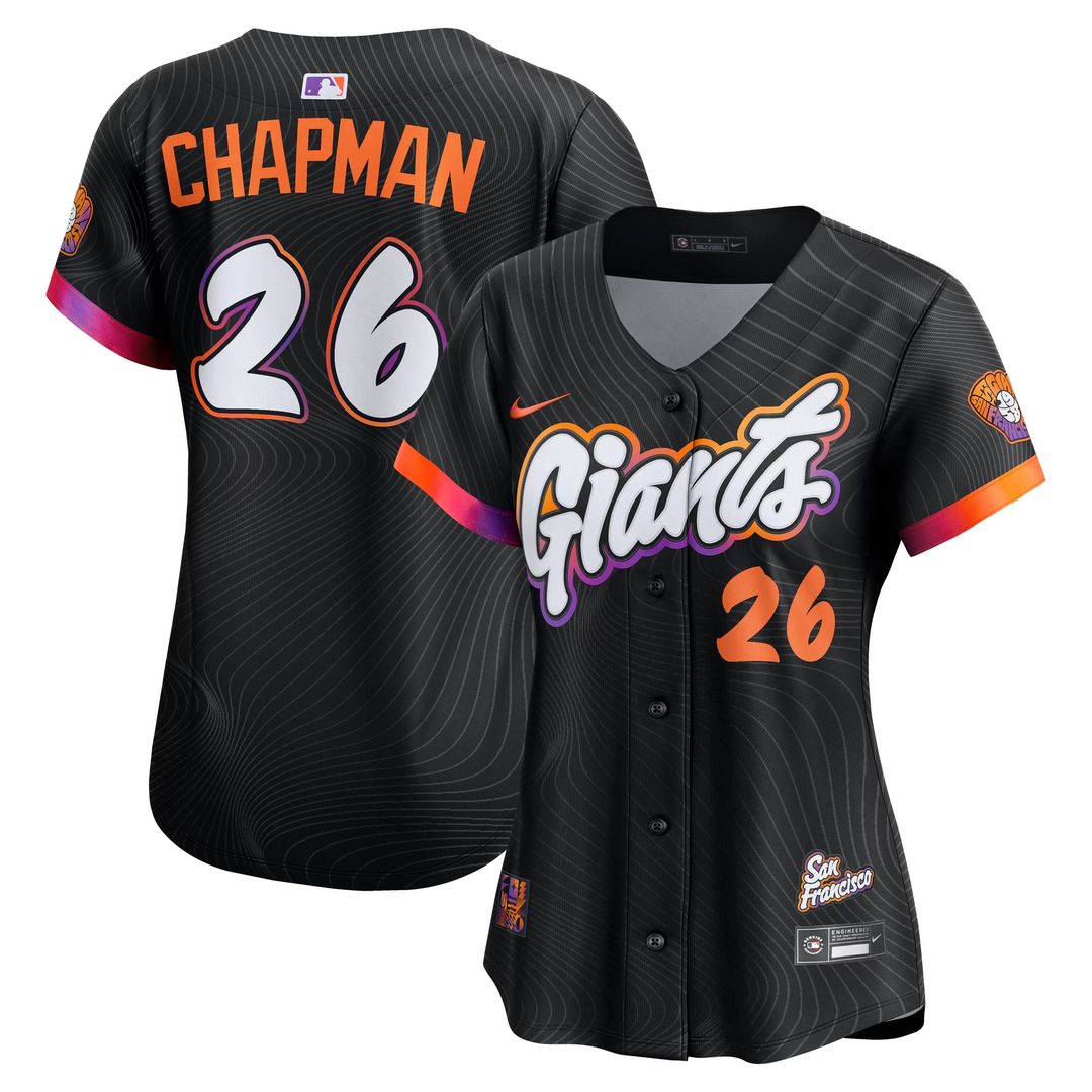Matt Chapman San Francisco Giants Nike Women's 2025 City Connect Limited Jersey - Anthracite