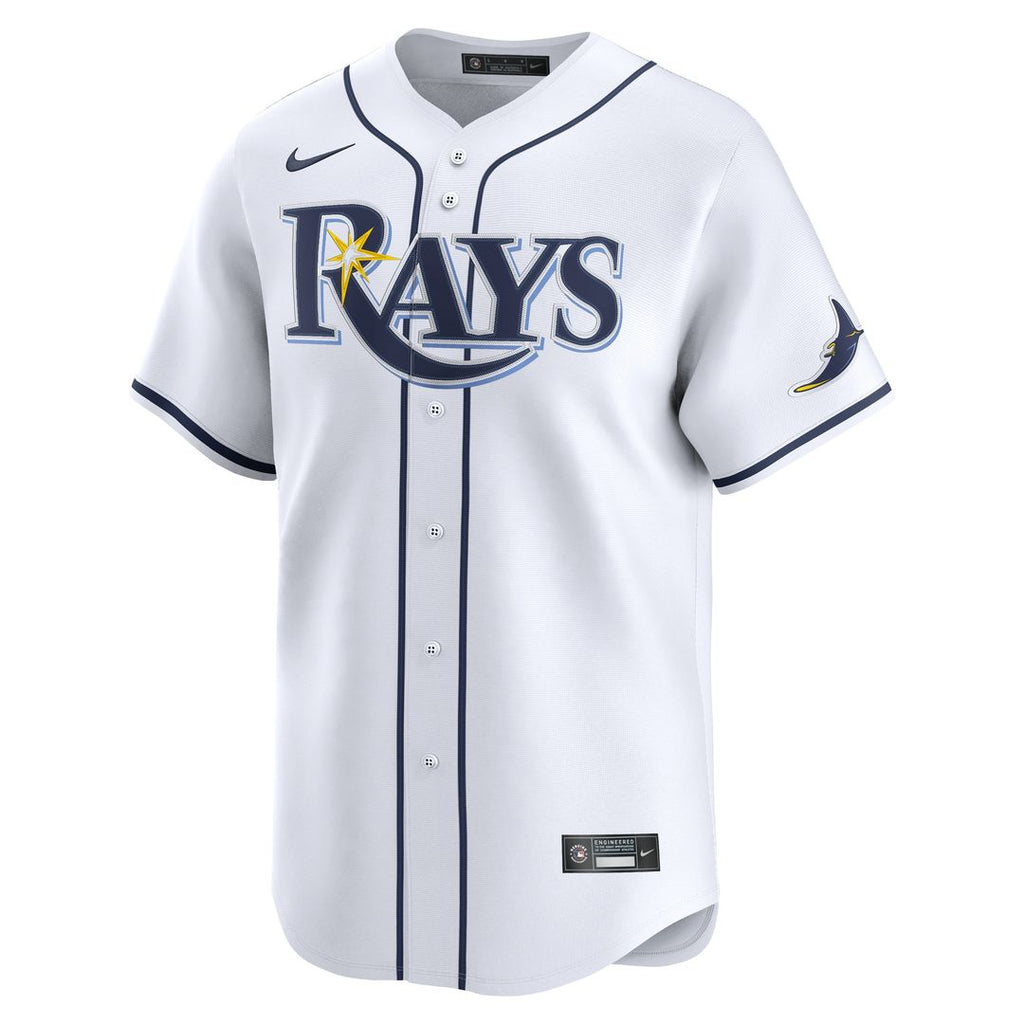 Junior Caminero Tampa Bay Rays Nike Home Limited Jersey - White