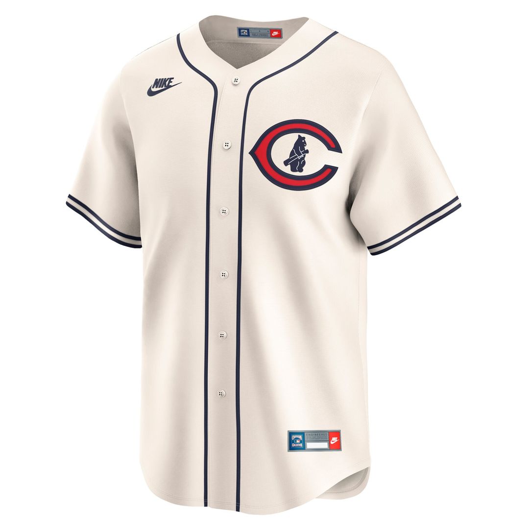 Seiya Suzuki Chicago Cubs Nike Throwback Cooperstown Collection Limited Jersey - Cream