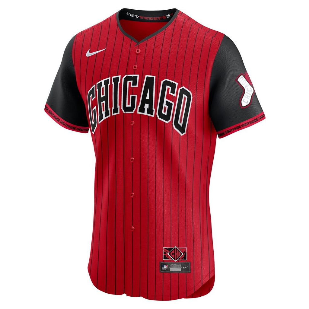 Chicago White Sox Nike 2025 City Connect Elite Jersey - Red/Black
