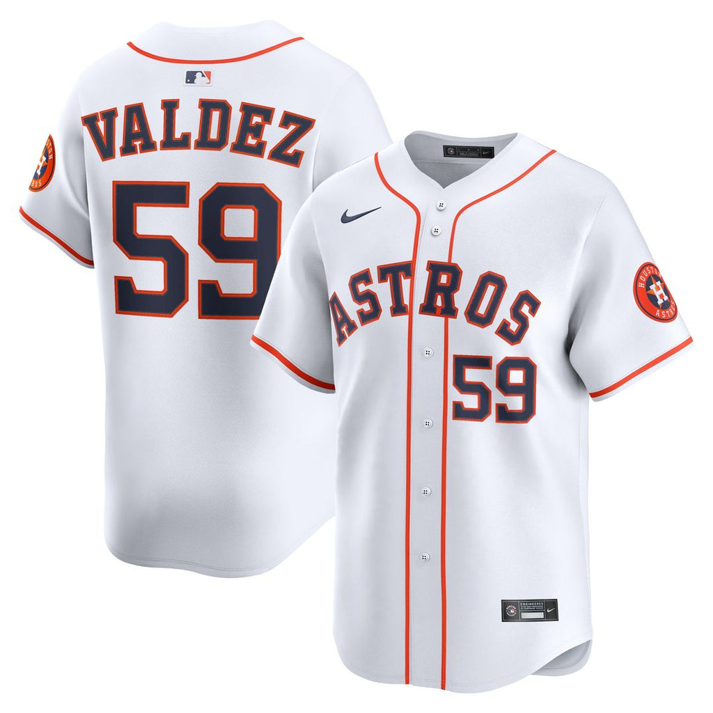 Framber Valdez Houston Astros Nike Home Limited Player Jersey - White