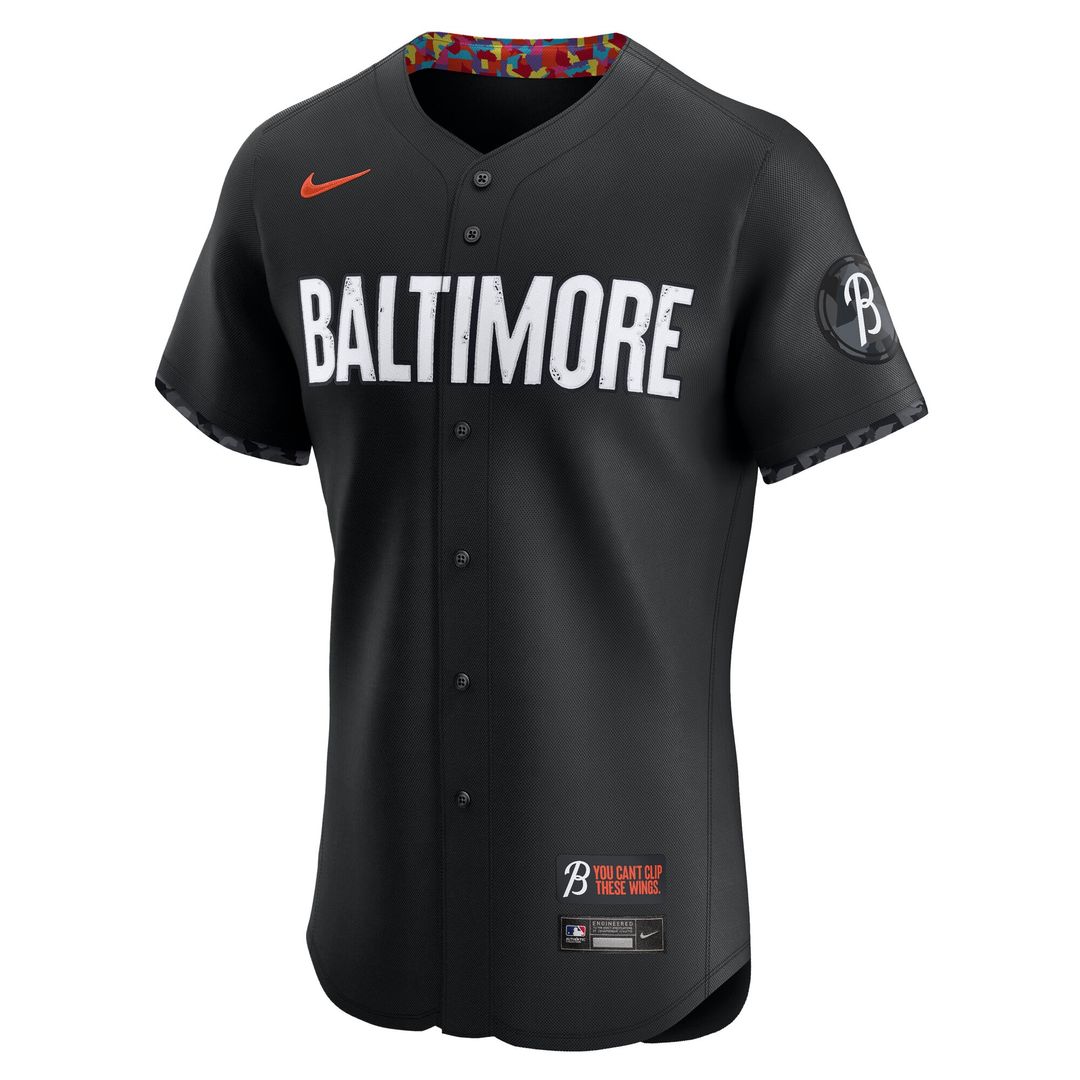 Baltimore Orioles Nike City Connect  Elite Jersey - Black