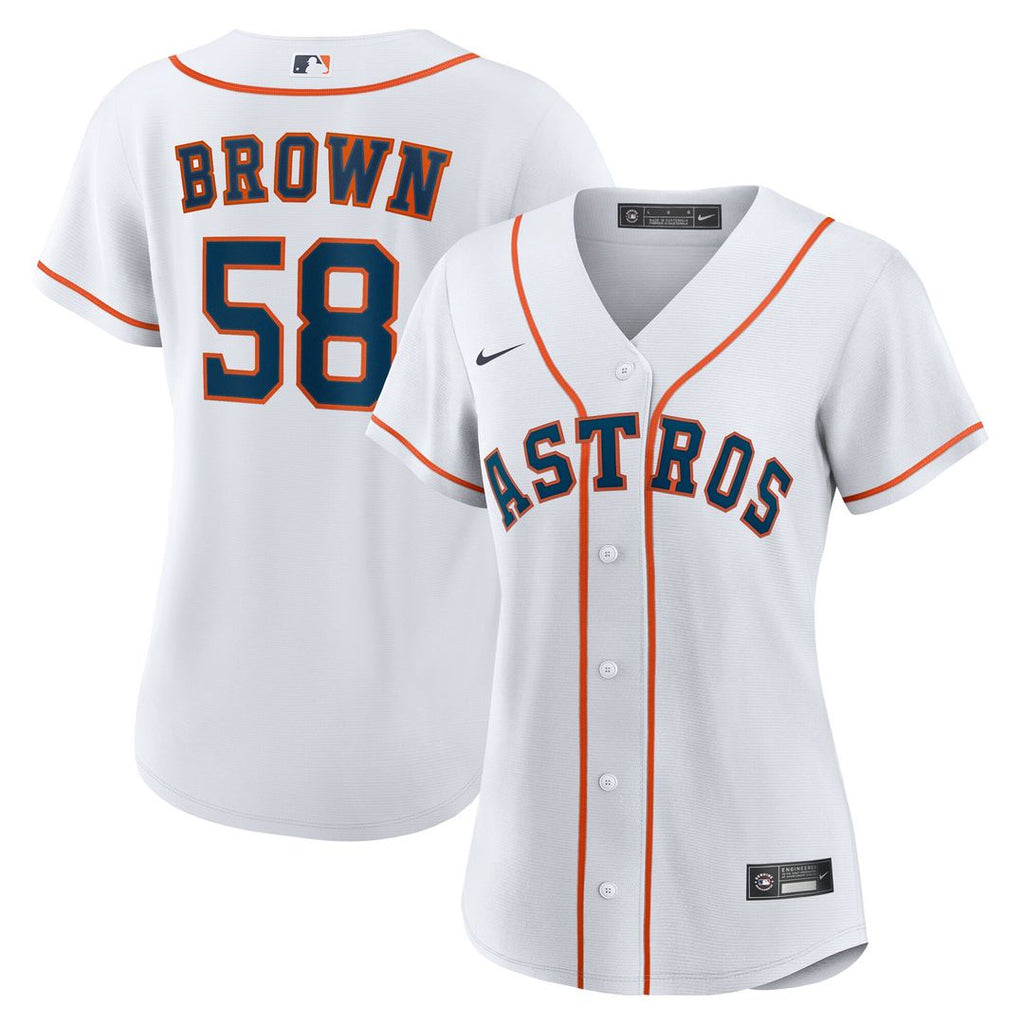 Hunter Brown Houston Astros Nike Women's Home Replica Jersey - White
