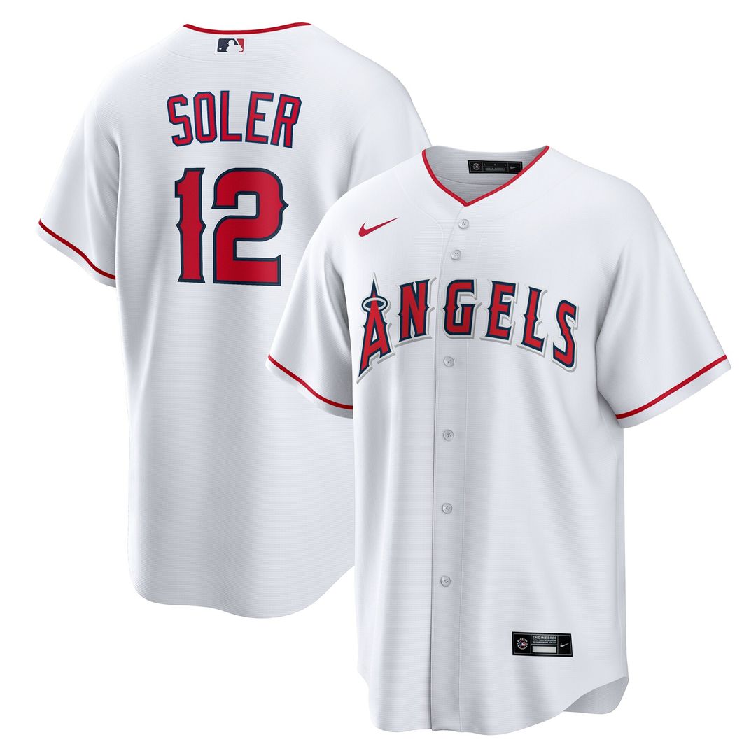 Jorge Soler Los Angeles Angels Nike Home Replica Jersey - White