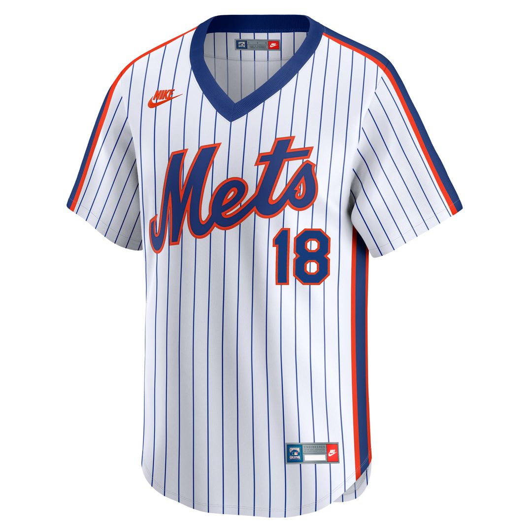 Darryl Strawberry New York Mets Nike Throwback Cooperstown Collection Limited Jersey - White
