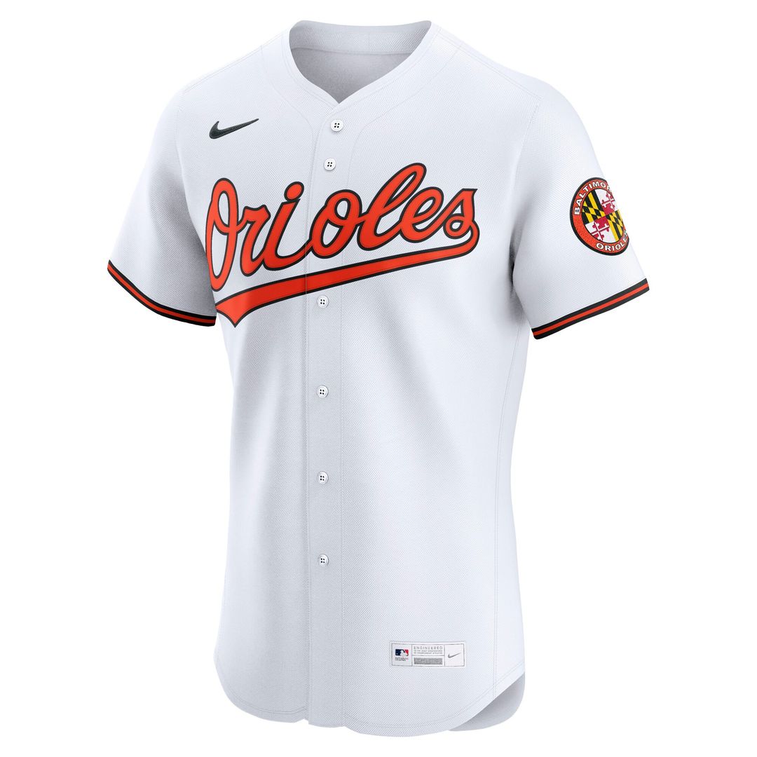 Baltimore Orioles Nike Home Elite Jersey - White
