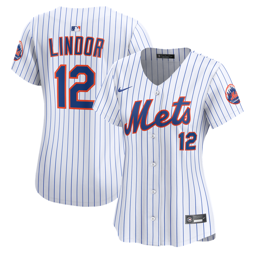 Francisco Lindor New York Mets Nike Women's Home Limited Jersey - White