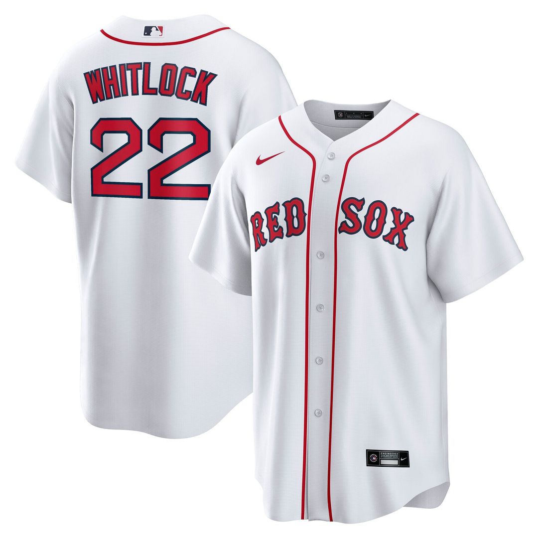 Garrett Whitlock Boston Red Sox Nike Home Replica Jersey - White