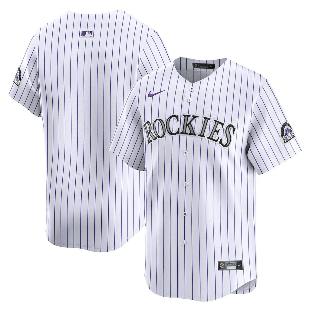 Colorado Rockies Nike Home Limited Player Jersey - White