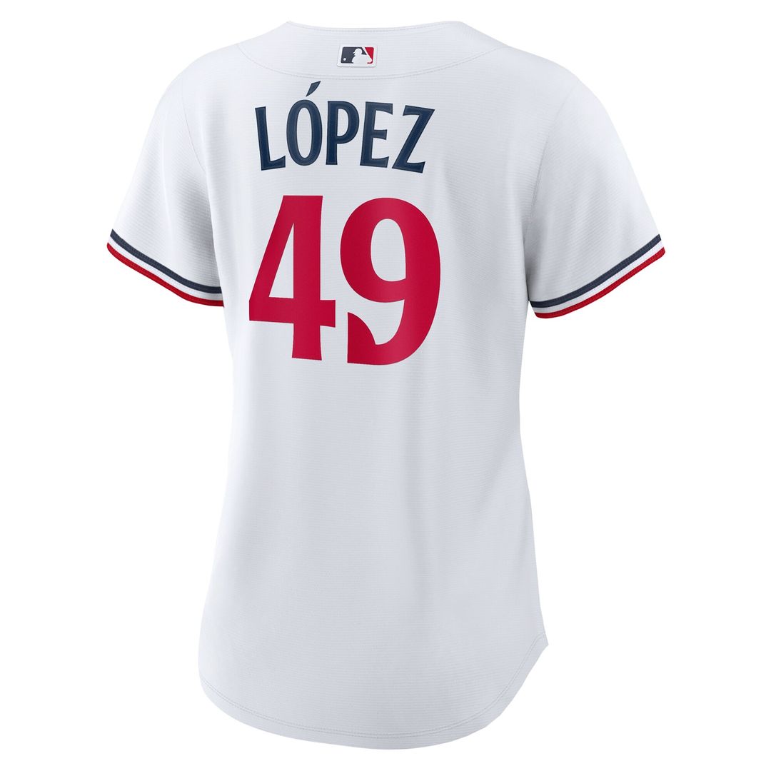 Pablo Lopez Minnesota Twins Nike Women's Home Replica Jersey - White
