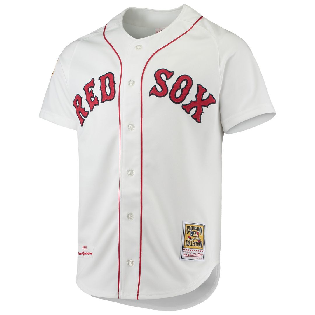 Nomar Garciaparra Boston Red Sox Mitchell & Ness 1997 Cooperstown Collection Authentic Jersey - White